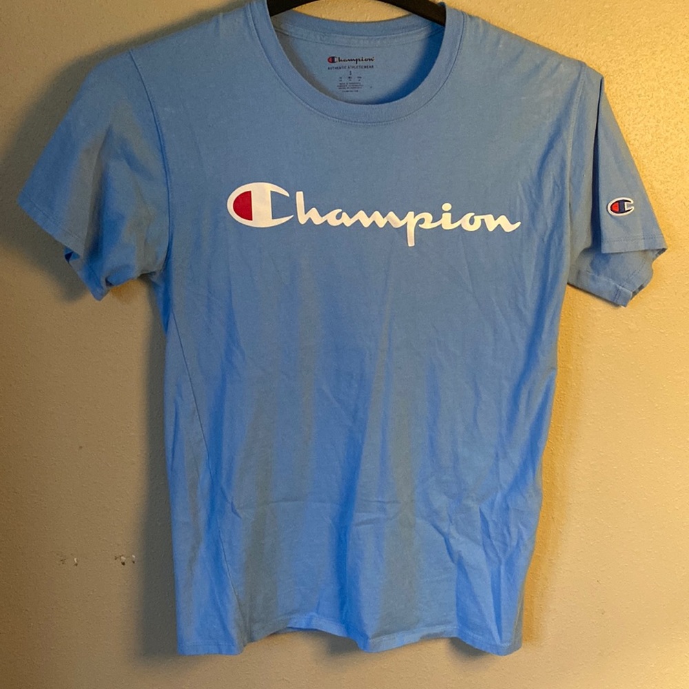 Lt Blue Champion Tee